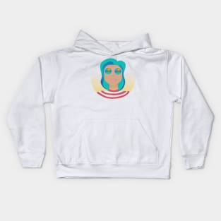 mentally on the beach Kids Hoodie